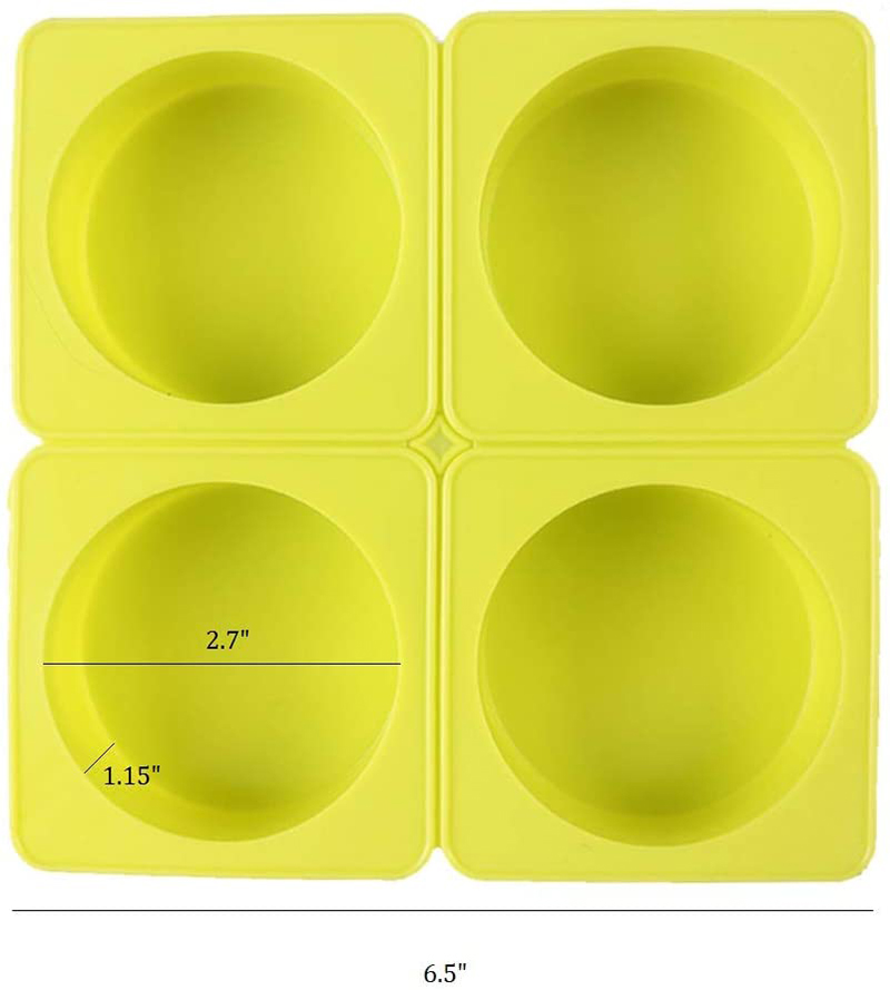 4キャビティラウンドシリコンソープ,天然石鹸皿,プレート,4 - Soap Making Kit For Beginners のレビューと価格