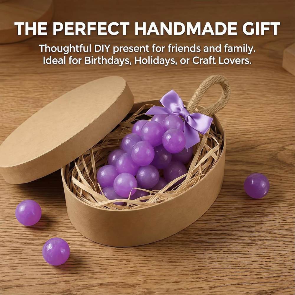 ぶどうの形をしたシリコン製石鹸型。DIYでフルーツの香りのキ - Soap Making Gifts のレビューと価格